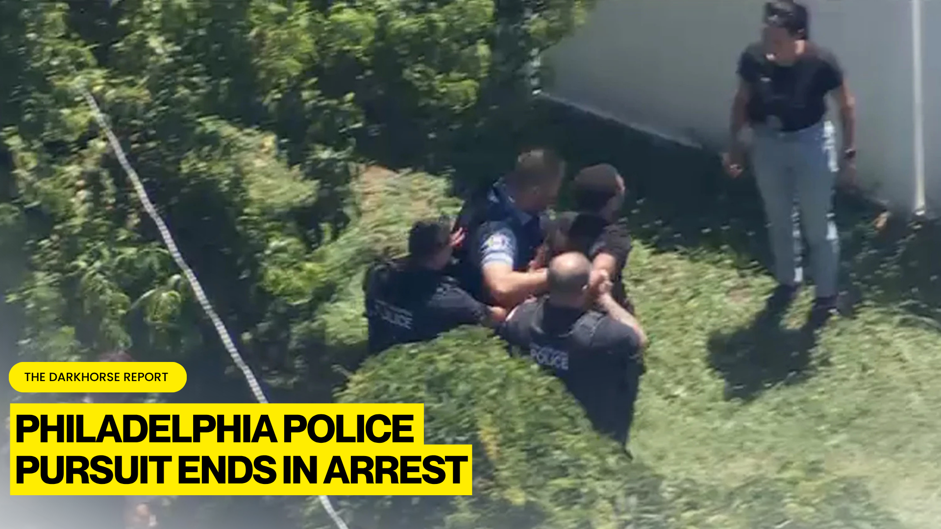 POLICE PURSUIT ENDS IN ARREST AFTER INTENSE CHASE THROUGH PHILADELPHIA'S BRIDESBURG SECTION