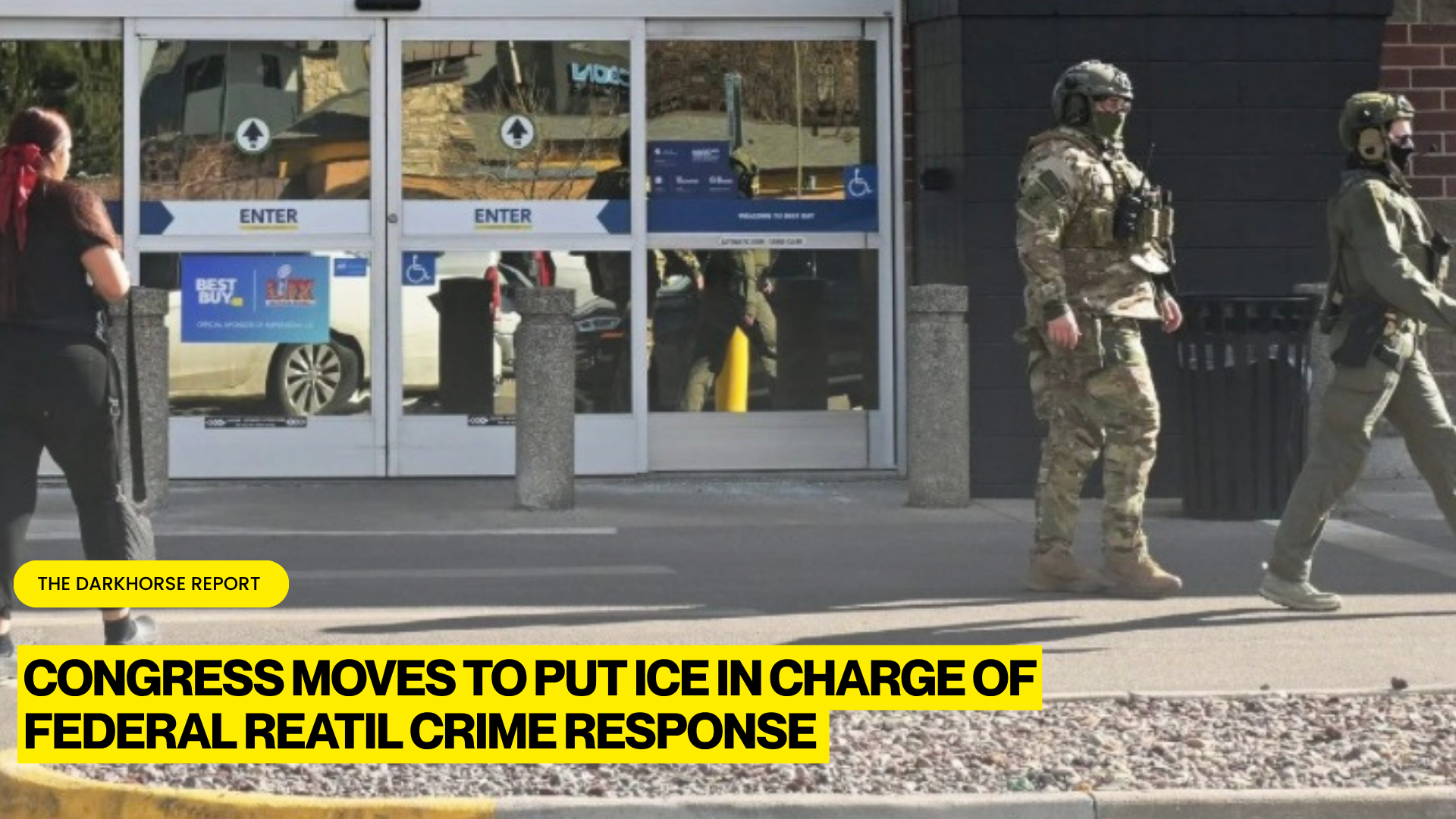 CONGRESS MOVES TO PUT ICE IN CHARGE OF FEDERAL RETAIL CRIME RESPONSE AMID GROWING SURVEILLANCE CONCERNS