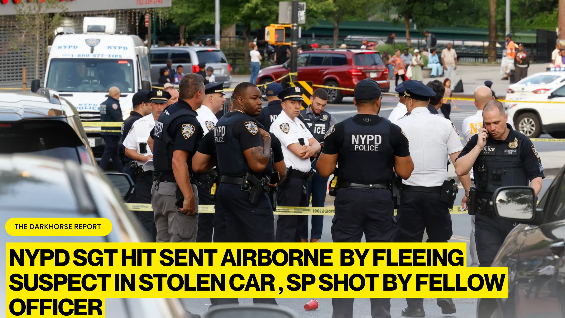 MULTIPLE NYPD OFFICERS STRUCK BY STOLEN VEHICLE DURING BRONX PURSUIT, OFFICIALS SAY