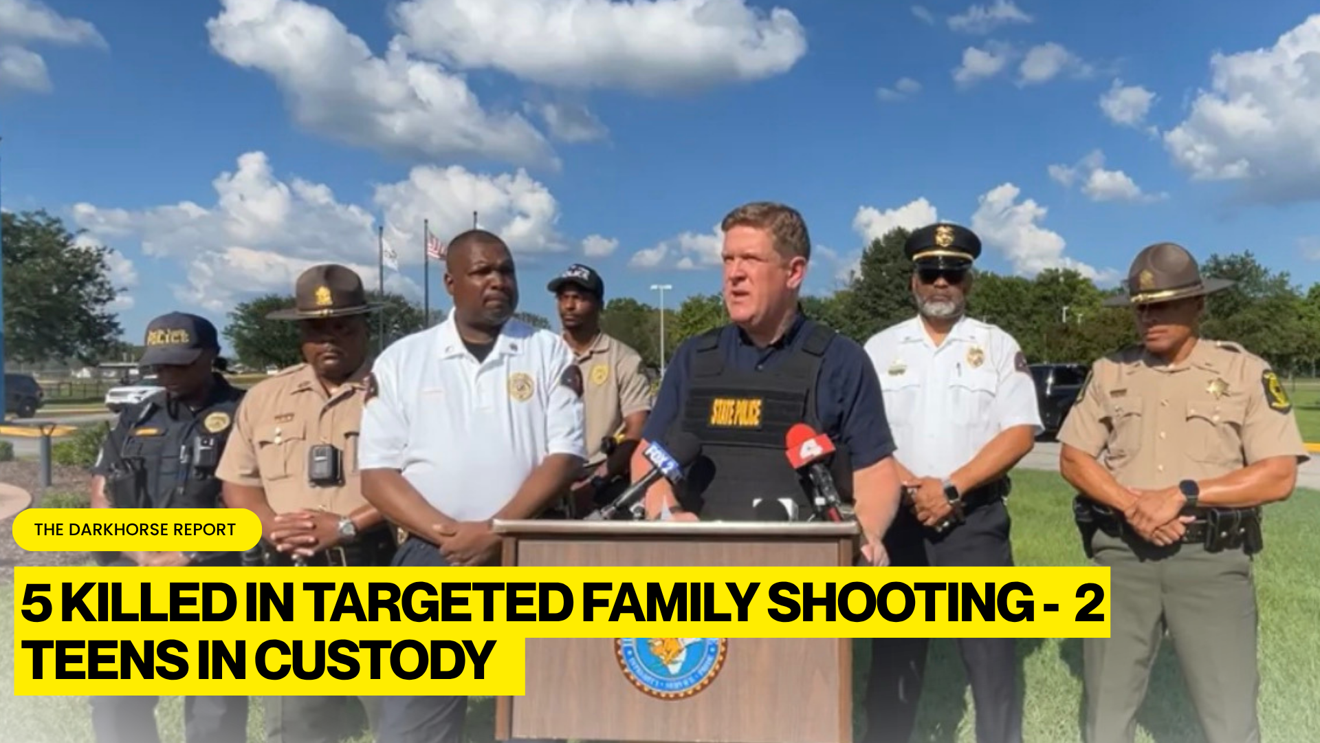 FIVE FAMILY MEMBERS KILLED IN EAST ST. LOUIS MASS SHOOTING AS TEENAGE SUSPECTS TAKEN INTO CUSTODY