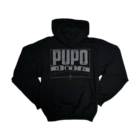 BLK FRIDAY GRY/BLK LIMITED EDITION "PULL UP POP OUT V5" HOODIE