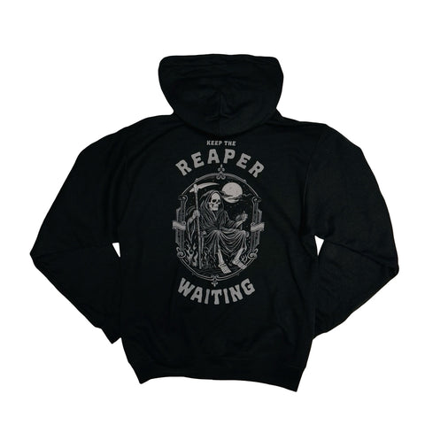 BLK FRIDAY GRY/BLK LIMITED EDITION "KEEP THE REAPER" WAITING HOODIE