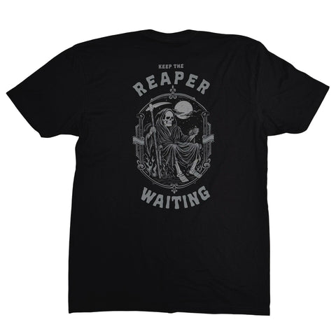 BLK FRIDAY GRY/BLK LIMITED EDITION "KEEP THE REAPER WAITING" TEE