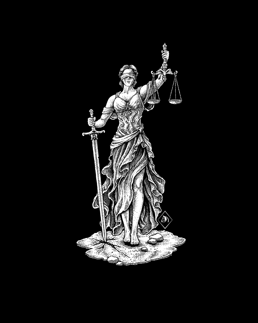 THE "LADY JUSTICE" Tee