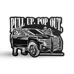 PULL UP. POP OUT. V3.0 STICKER