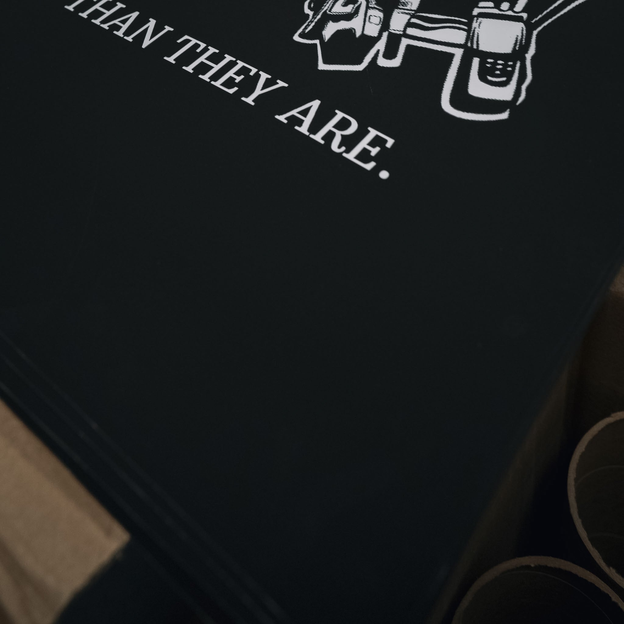 The "BE BETTER AT VIOLENCE THAN THEY ARE" Wall Poster