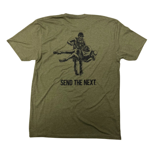 [Limited Edition] "OD GREEN" DARKHORSE "SEND THE NEXT" Tee