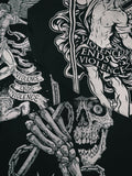 SIZE (XL) 3 PACK -- HUNT EVIL V2,VIOLENCE ENDS VIOLENCE V1, VIOLENCE ENDS VIOLENCE V2