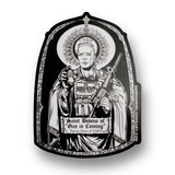 The"SAINT BOVINO OF GAS IS COMING" STICKER