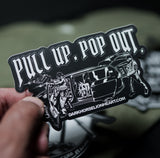 The DH MINIVAN PULL UP. POP OUT. V4 STICKER
