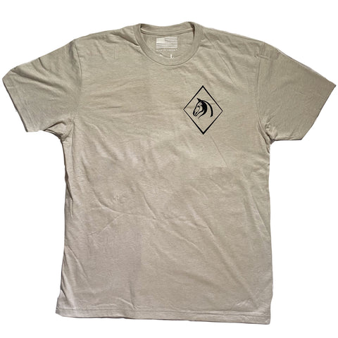 The DARKHORSE Mens Large Logo Tee SAND